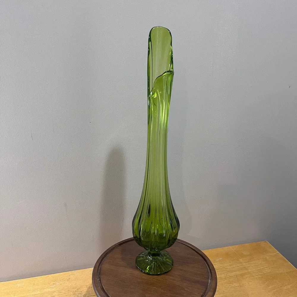 Vtg LE Smith Column Swung‎ Vase 21.5